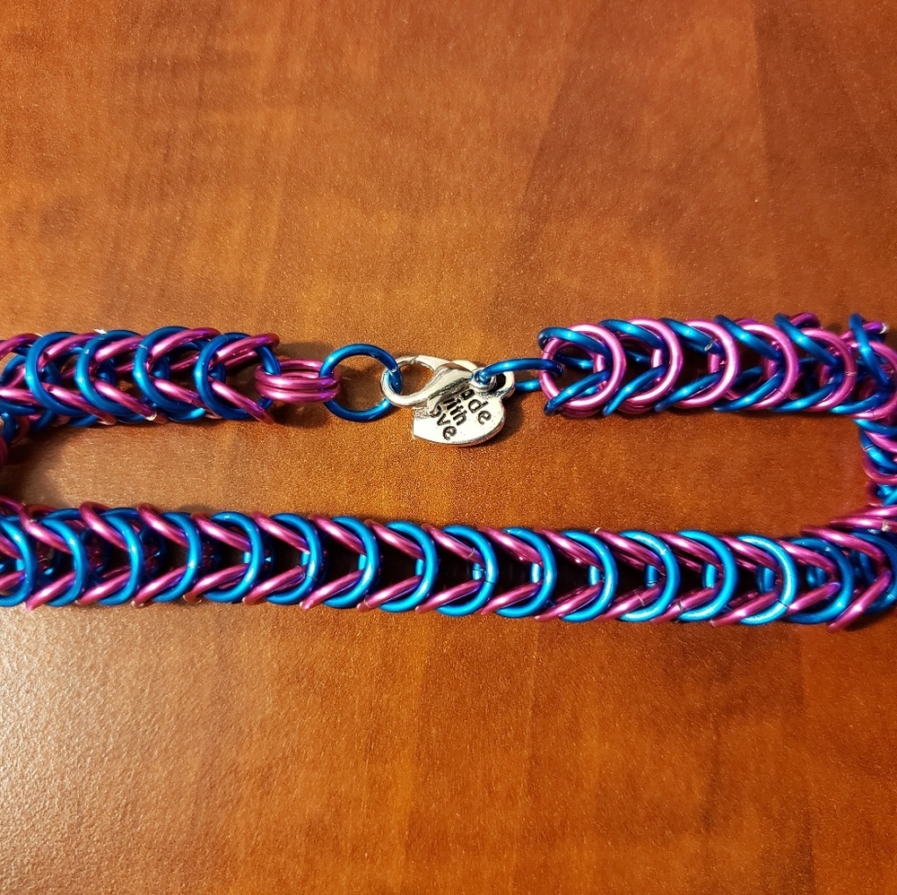 Handmade Box Chain Chainmaille Bracelet